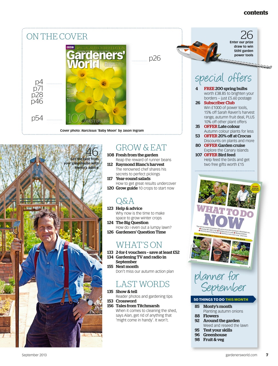 BBC Gardeners’ World Magazine Preview Pages