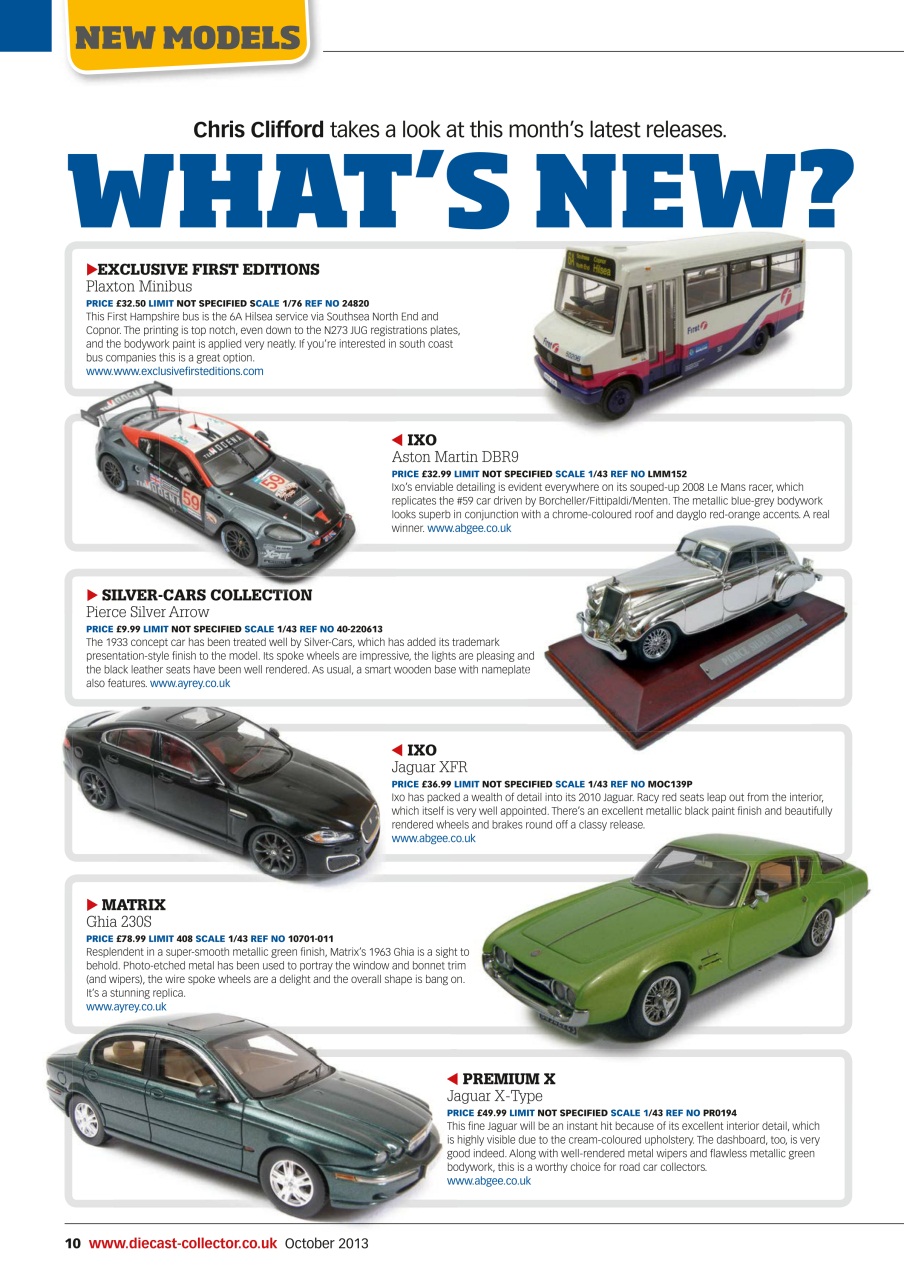 Diecast Collector Preview Pages