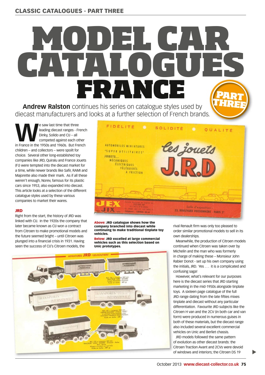 Diecast Collector Preview Pages