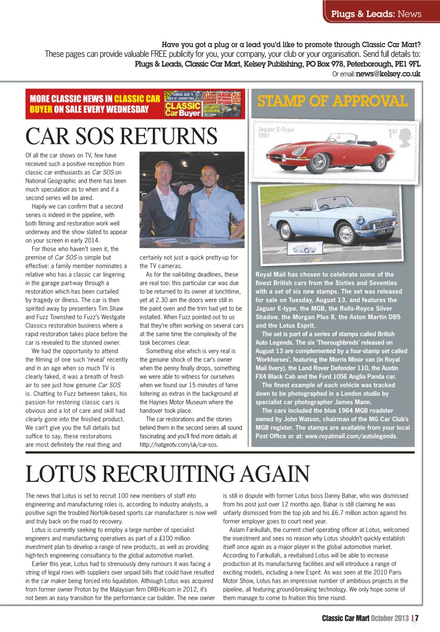 Classic Car Mart Preview Pages