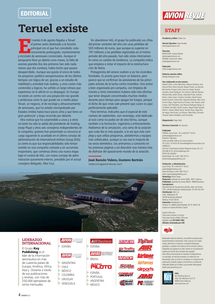 Avion Revue Internacional Preview Pages