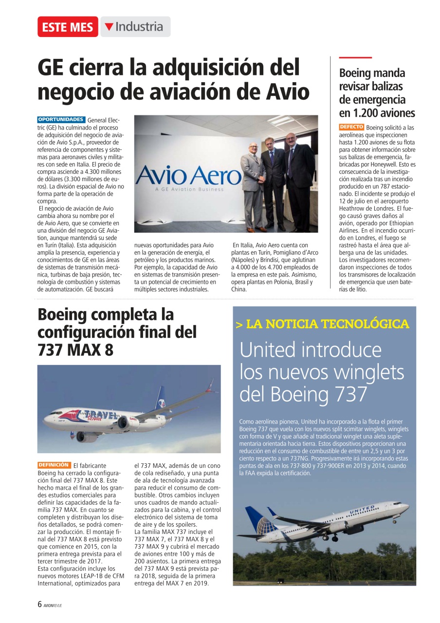 Avion Revue Internacional Preview Pages