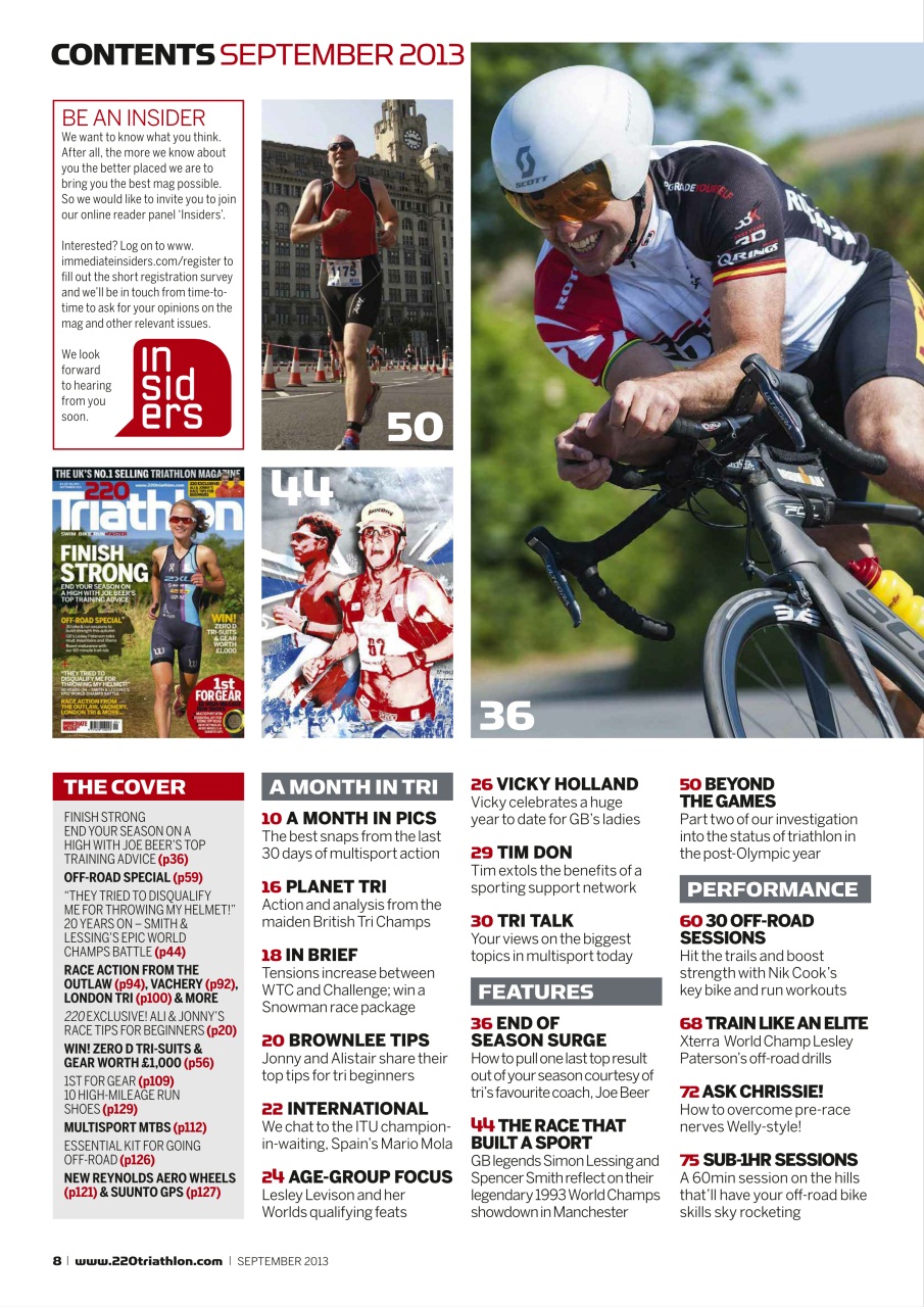 220 Triathlon Magazine Preview Pages