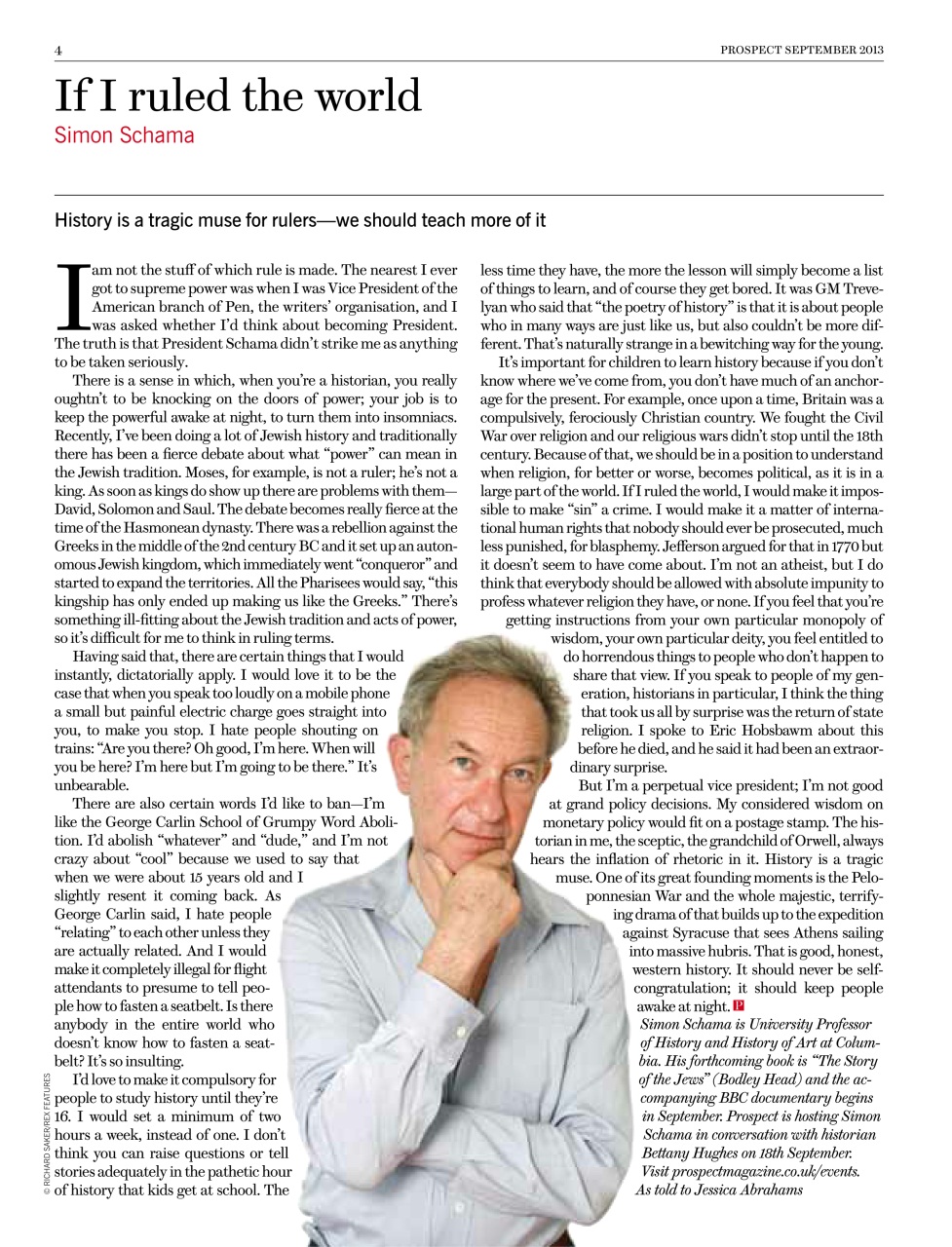 Prospect Magazine Preview Pages