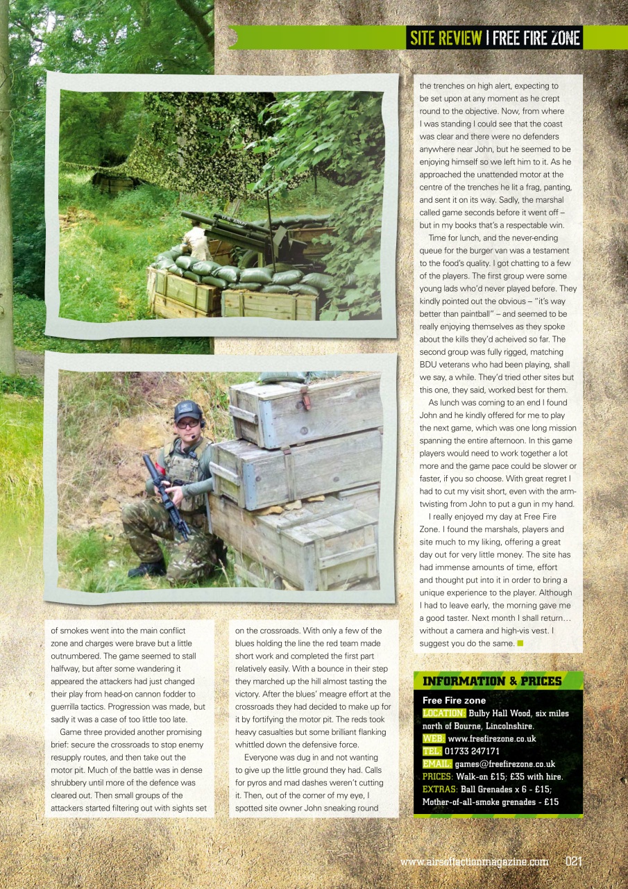 Airsoft Action Preview Pages