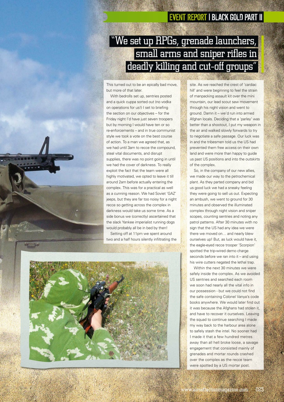 Airsoft Action Preview Pages