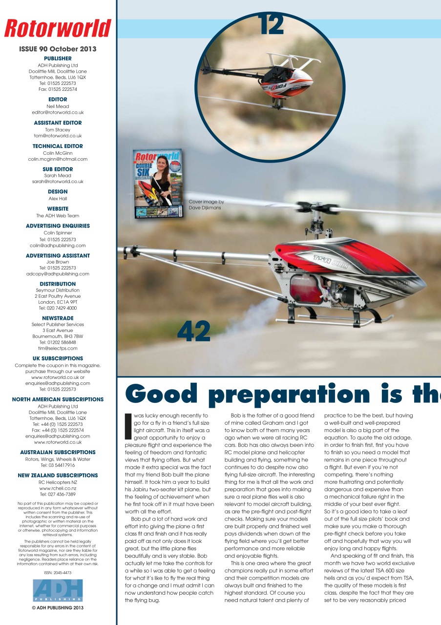 Radio Control Rotor World Preview Pages