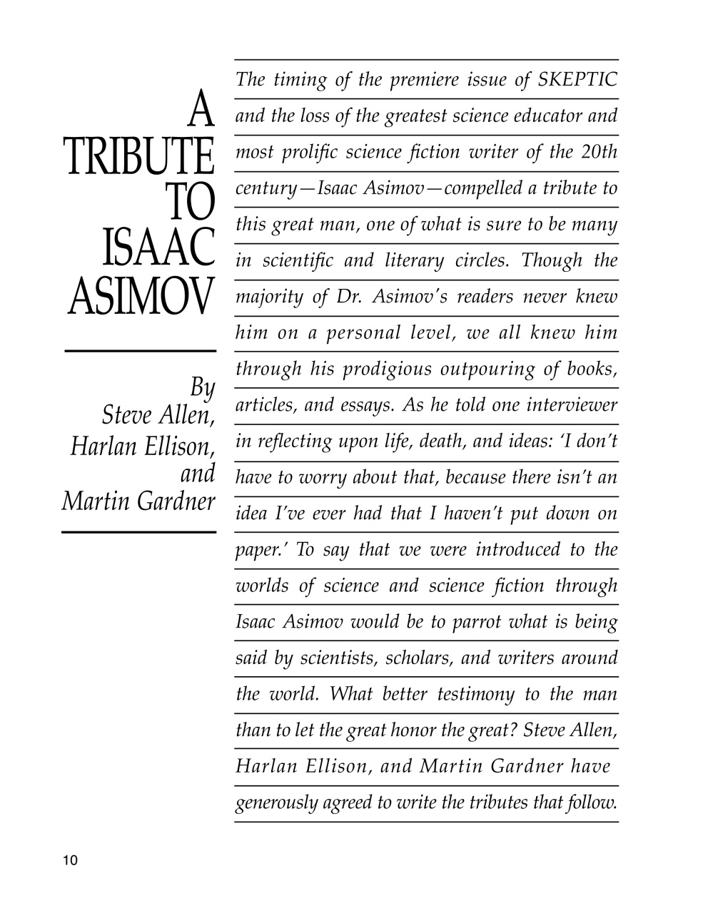 Skeptic Preview Pages