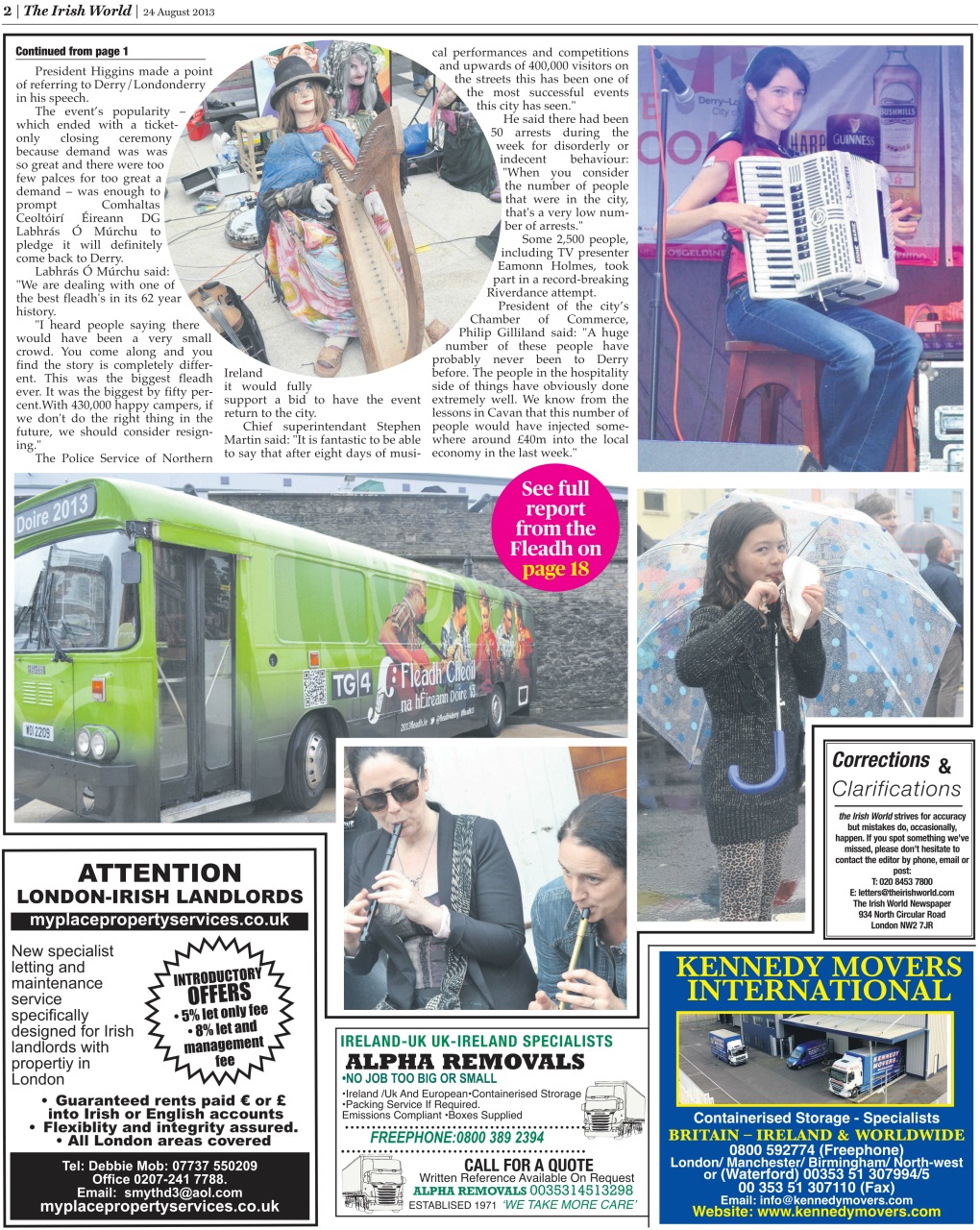 Irish World Preview Pages