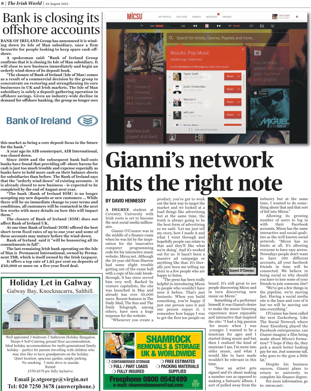 Irish World Preview Pages