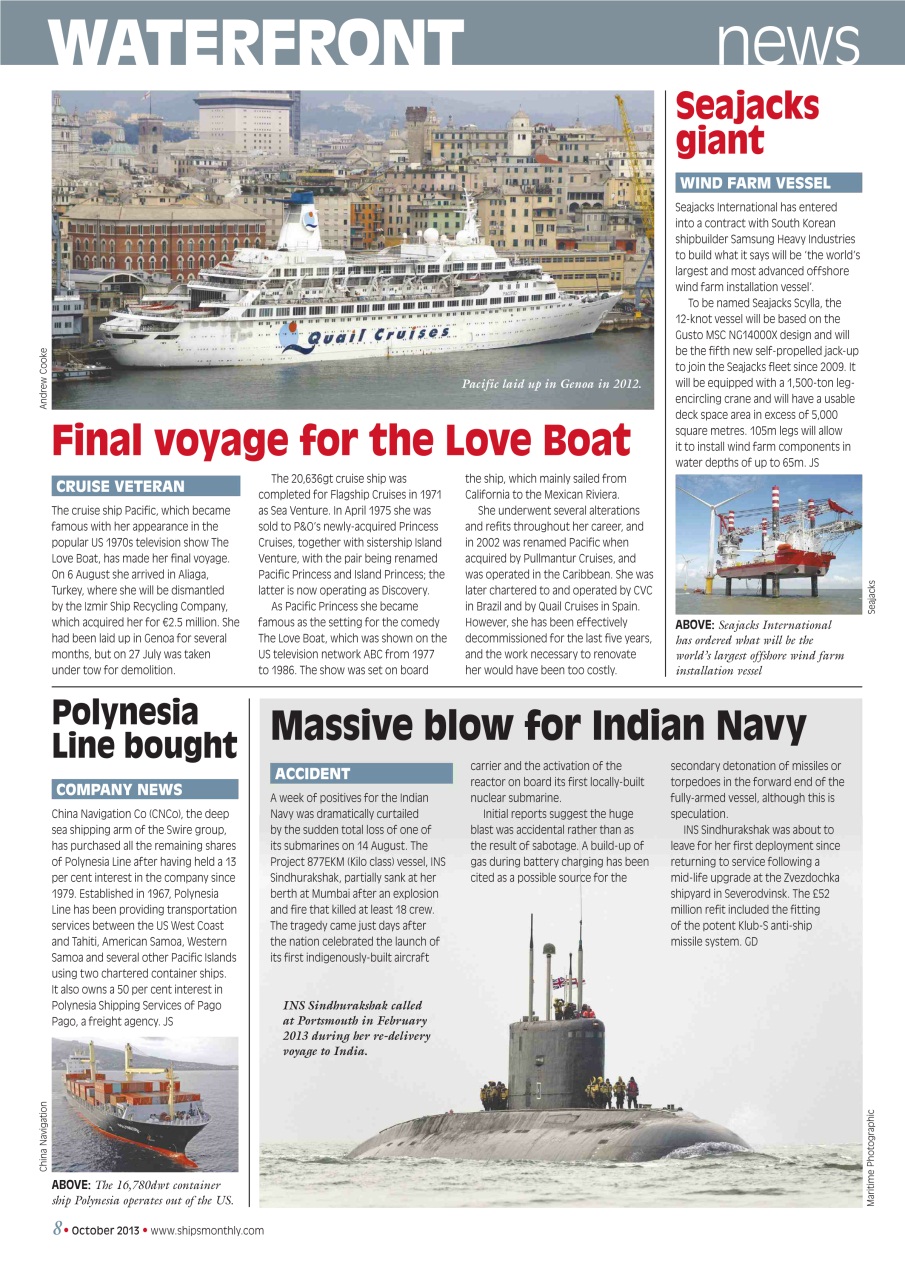 Ships Monthly Preview Pages