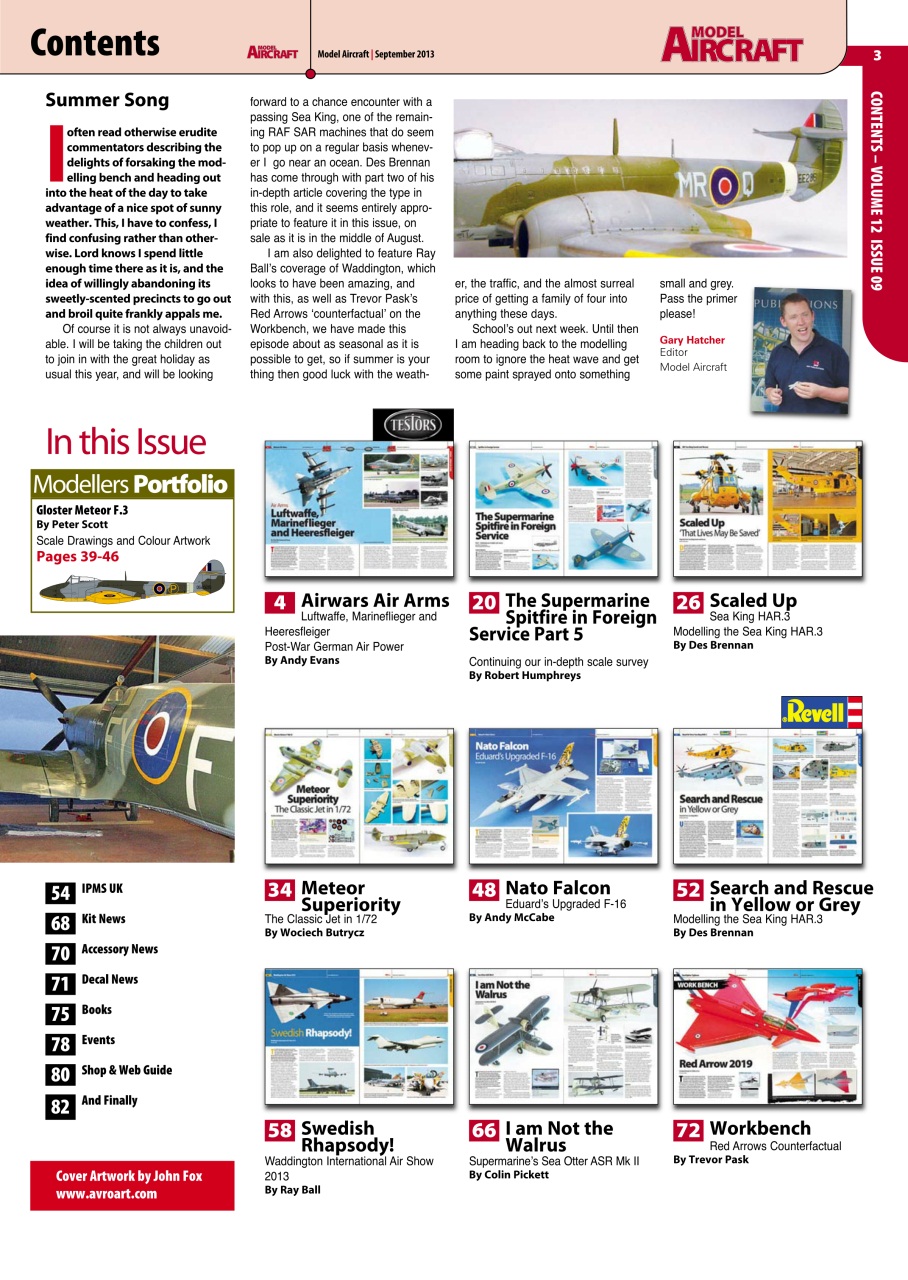 Model Aircraft Preview Pages