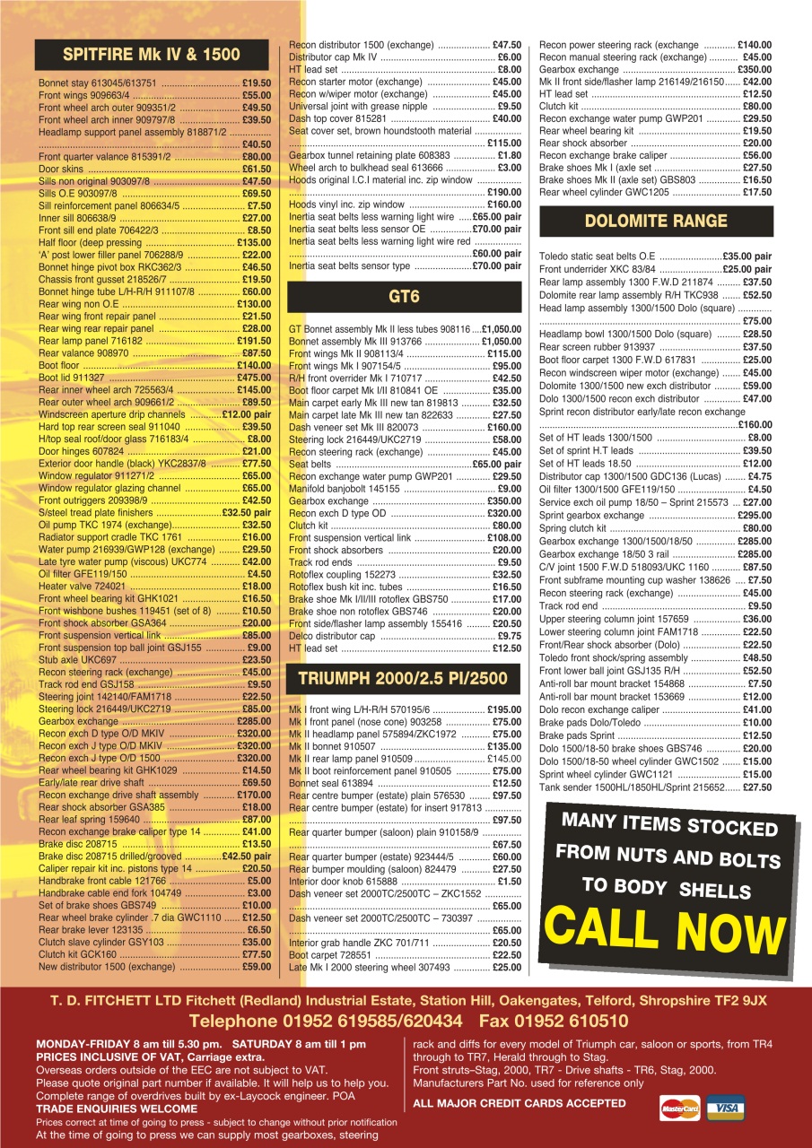 Triumph World Preview Pages