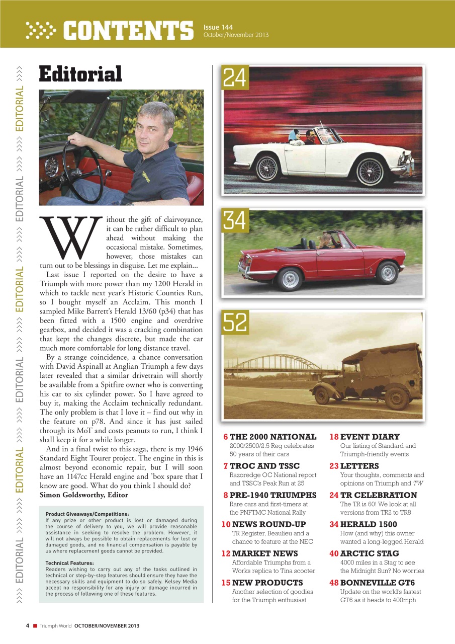 Triumph World Preview Pages