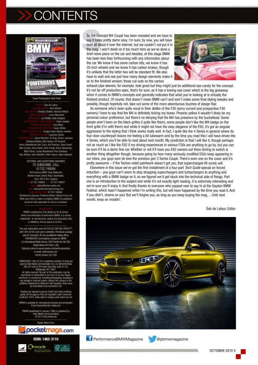 Performance BMW Preview Pages