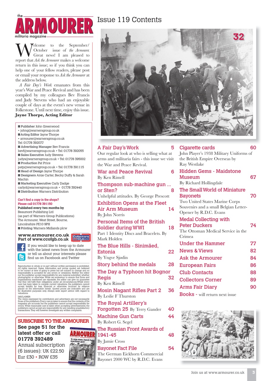 The Armourer Preview Pages