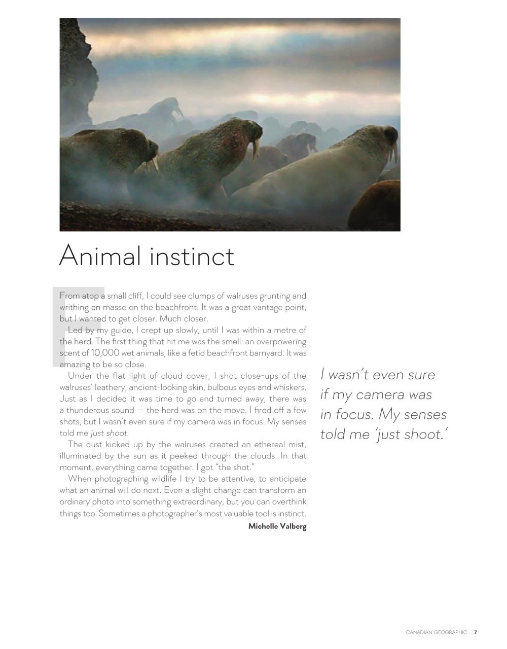 Canadian Geographic Preview Pages