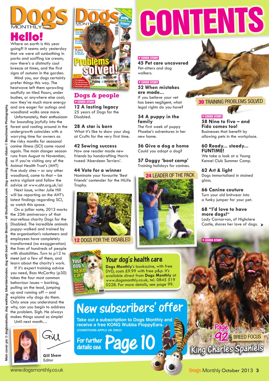 Dogs Monthly Preview Pages