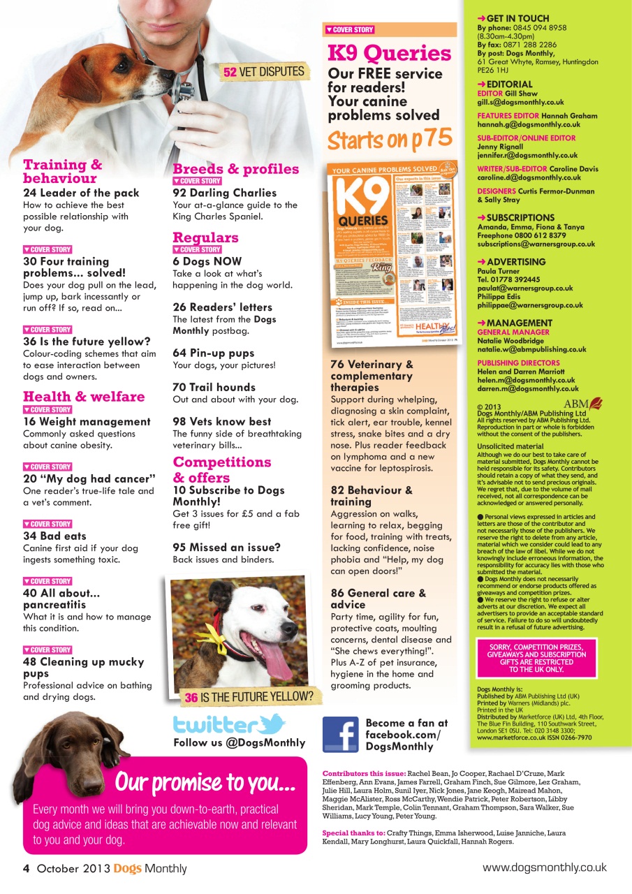 Dogs Monthly Preview Pages