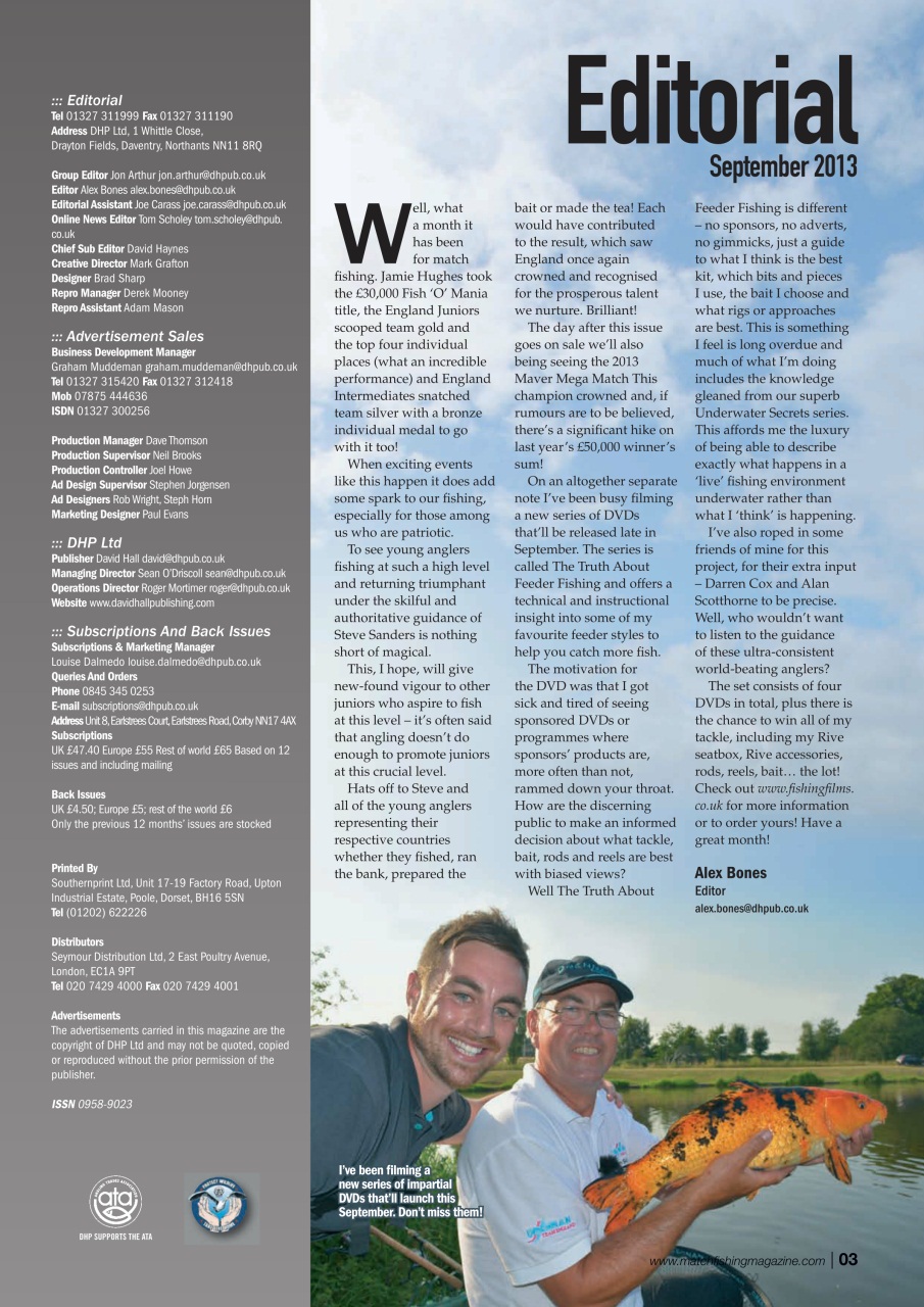 Match Fishing Preview Pages