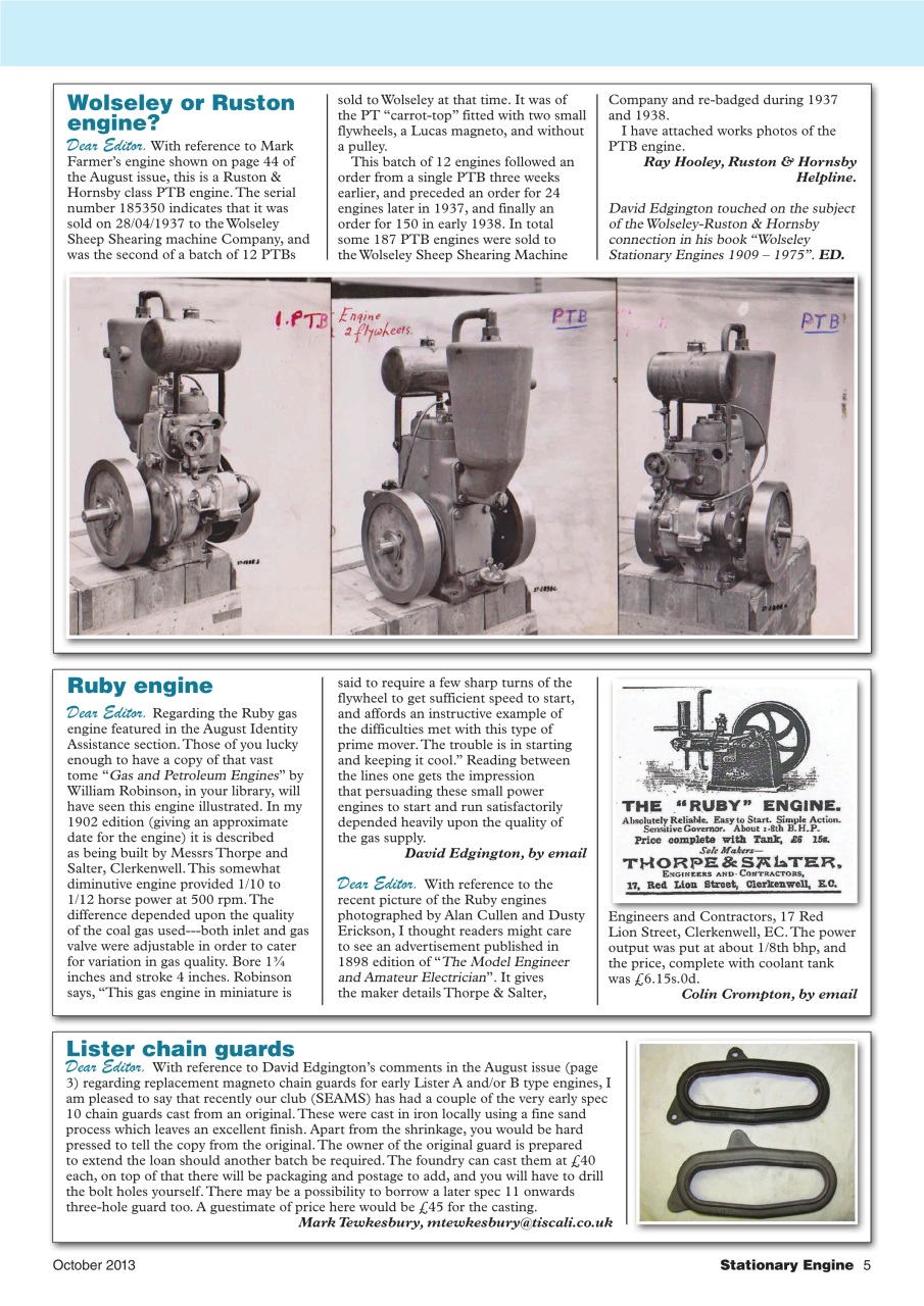 Stationary Engine Preview Pages
