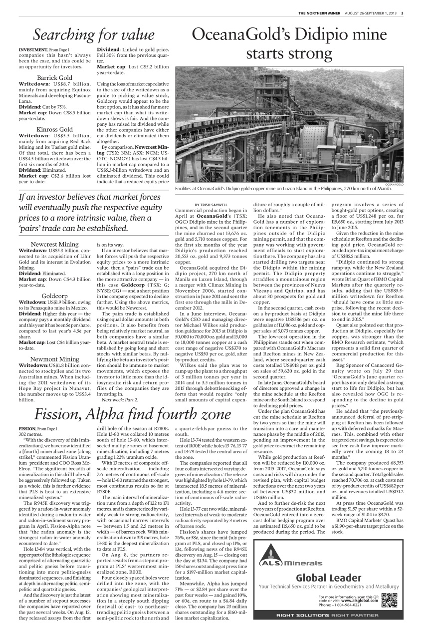 The Northern Miner Preview Pages