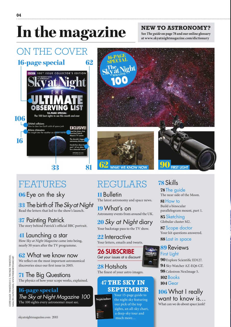 BBC Sky at Night Magazine Preview Pages