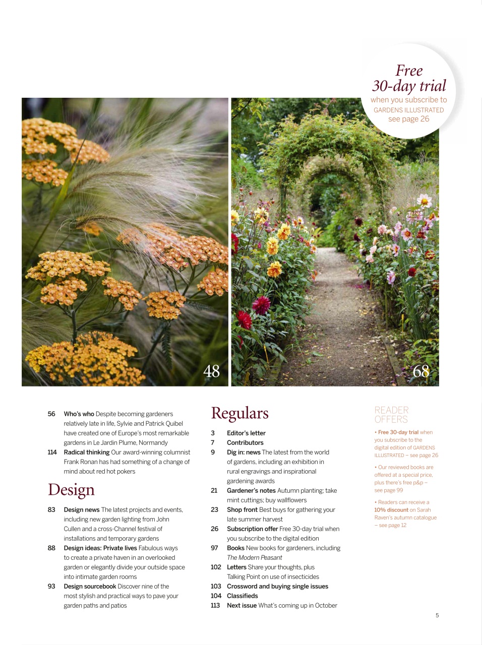 Gardens Illustrated Preview Pages