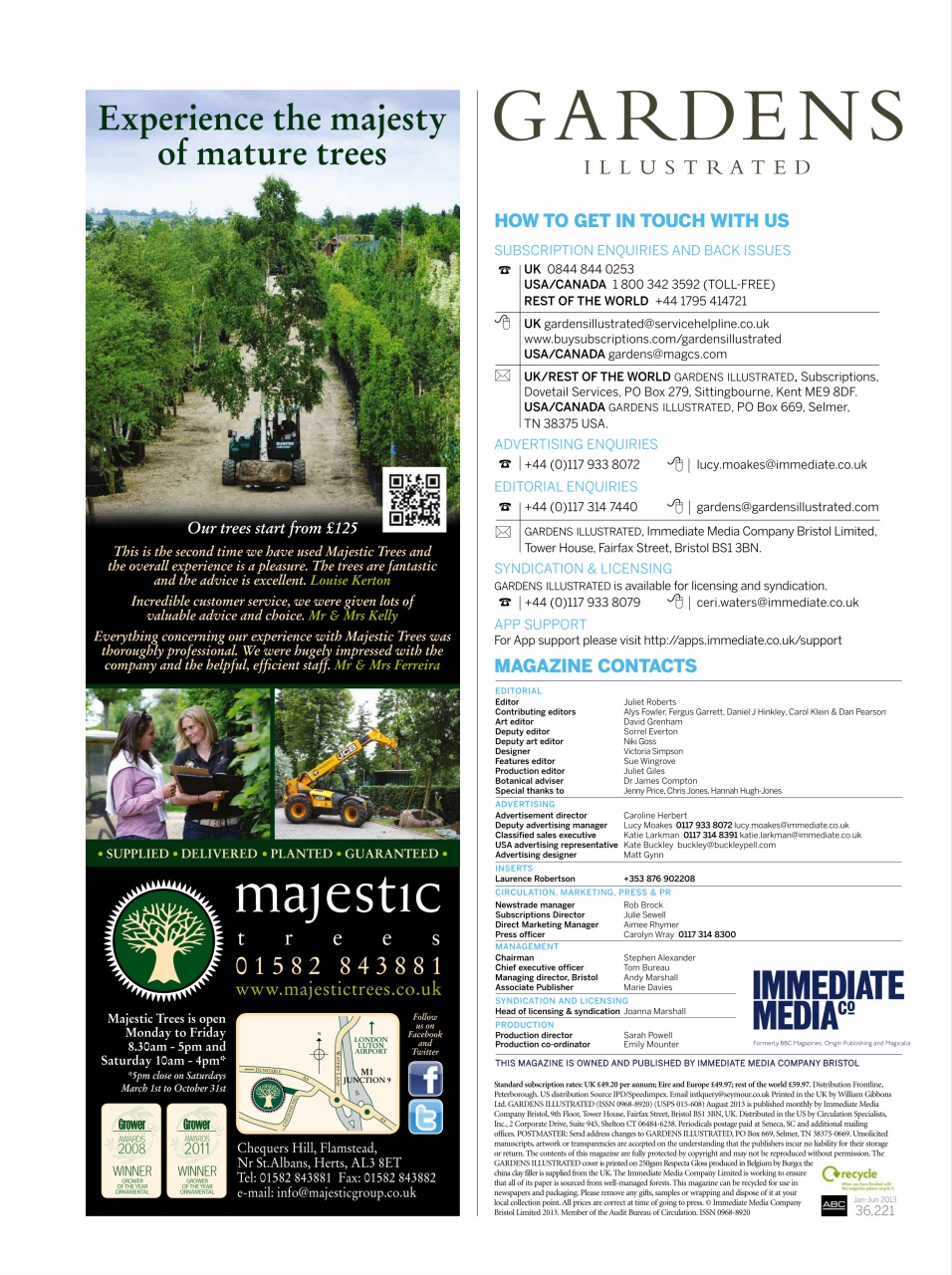 Gardens Illustrated Preview Pages