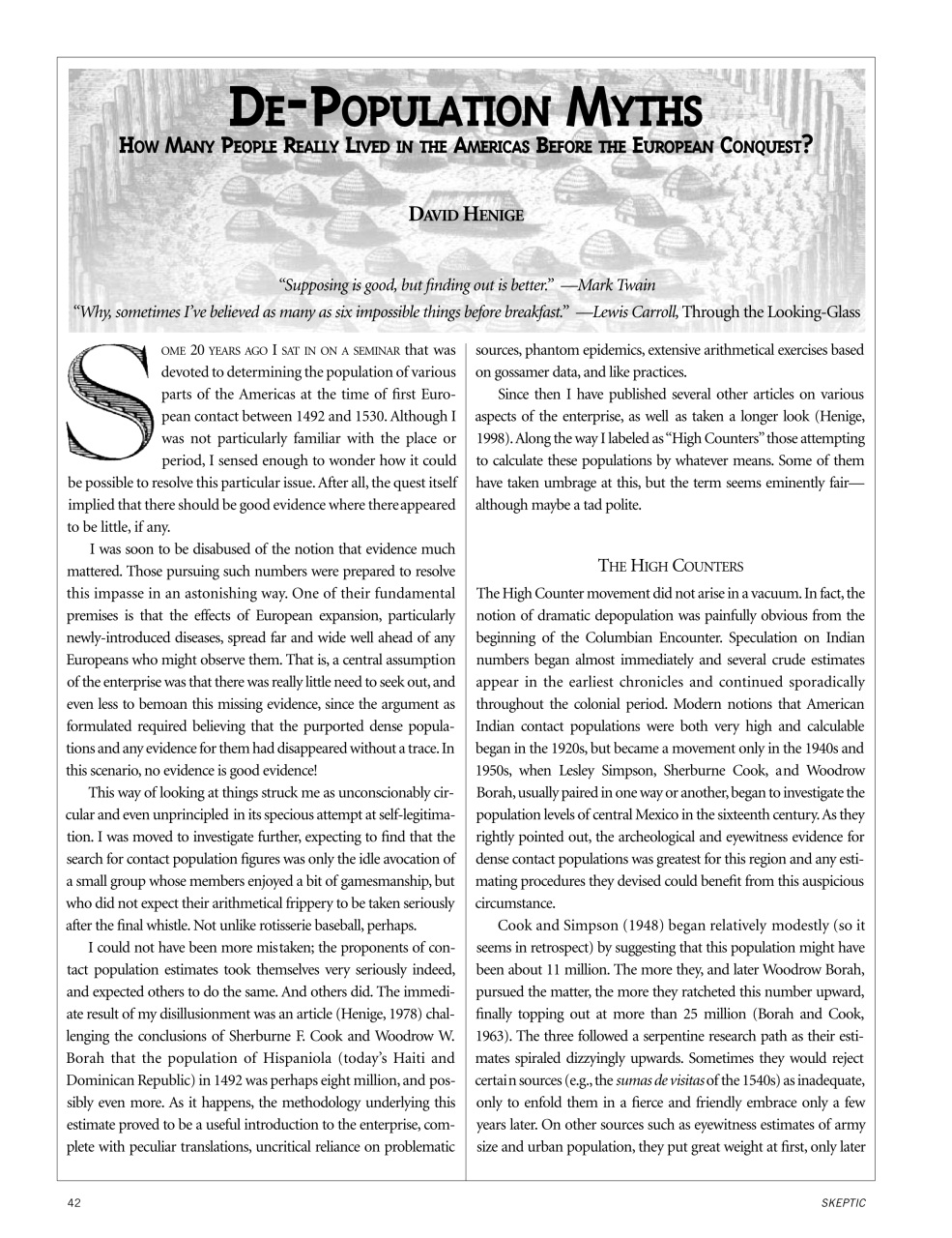 Skeptic Preview Pages