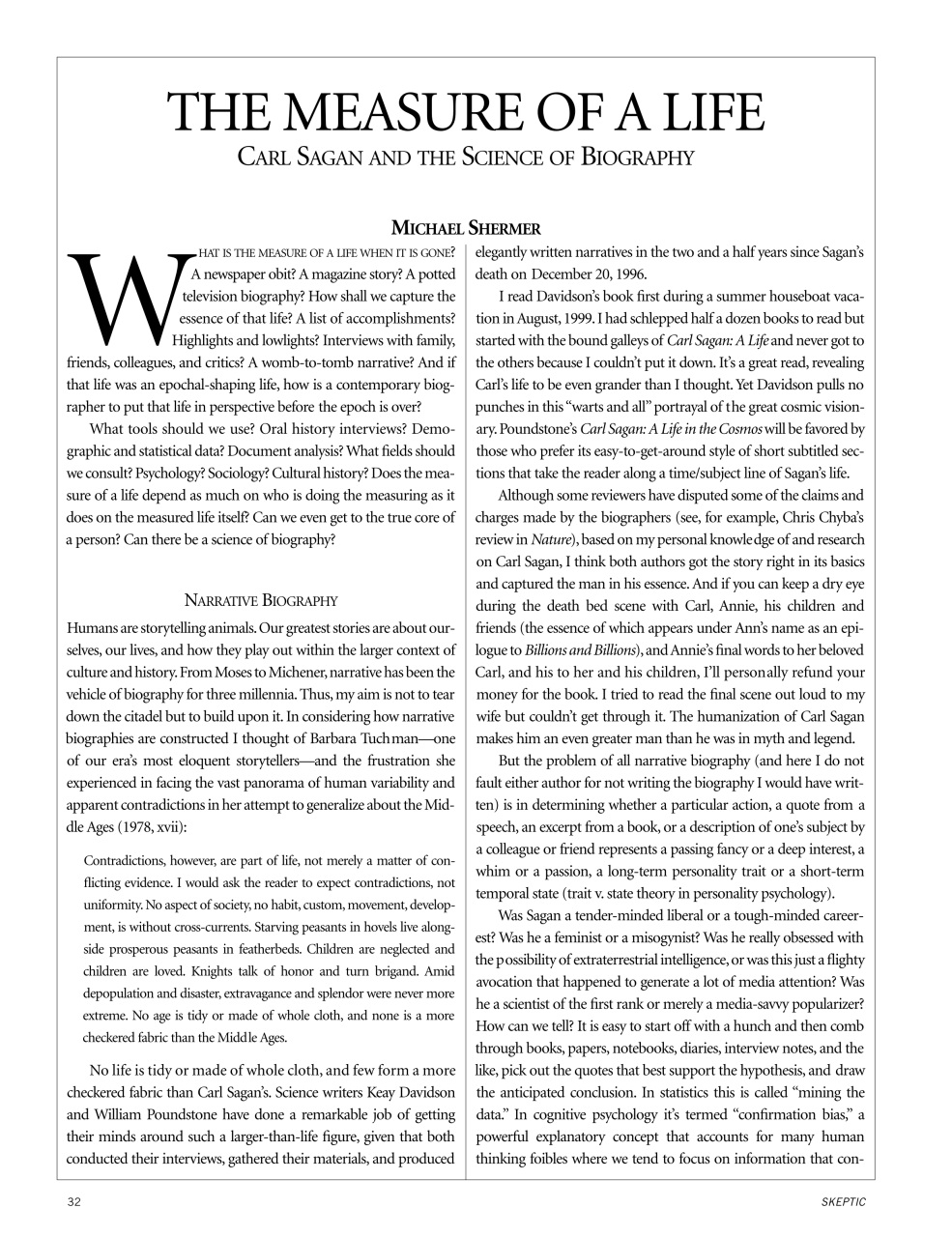 Skeptic Preview Pages