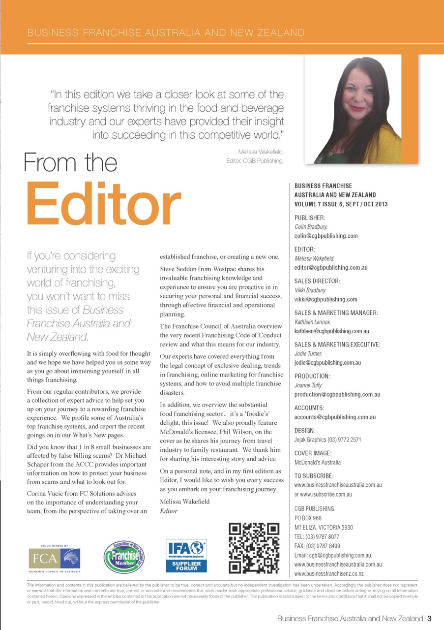 Business Franchise Australia&NZ Preview Pages