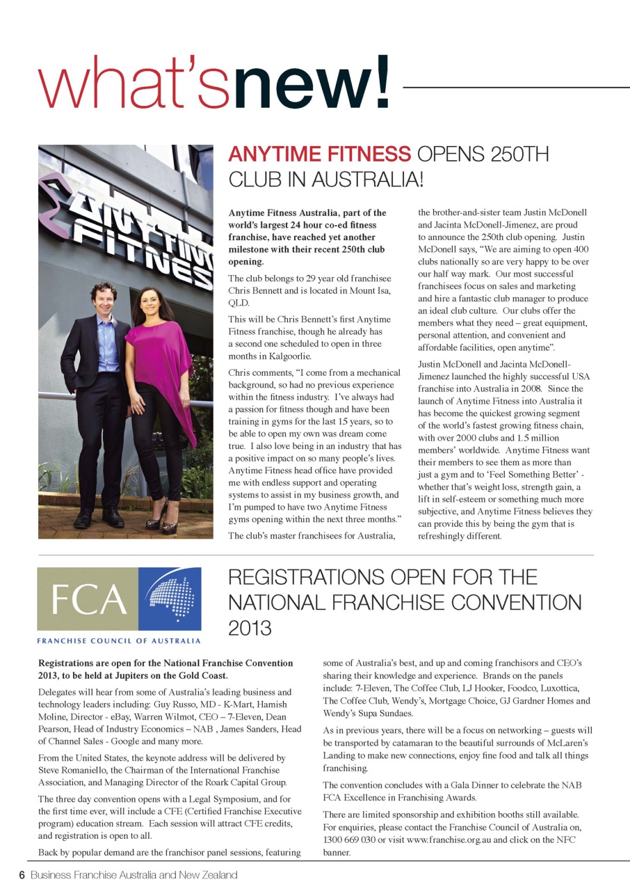 Business Franchise Australia&NZ Preview Pages
