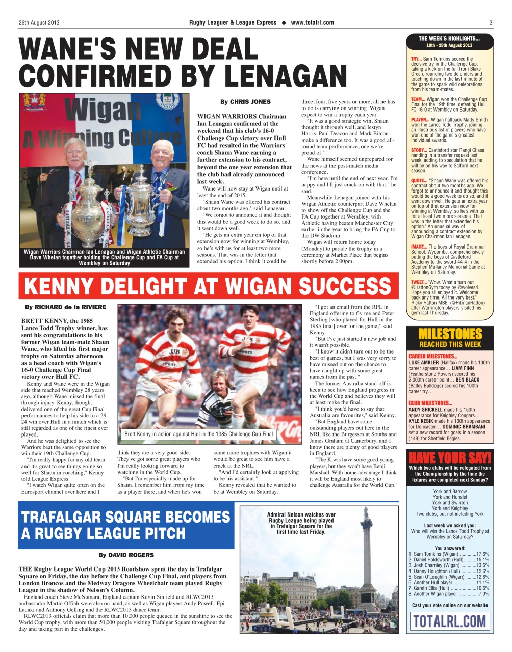 League Express Preview Pages