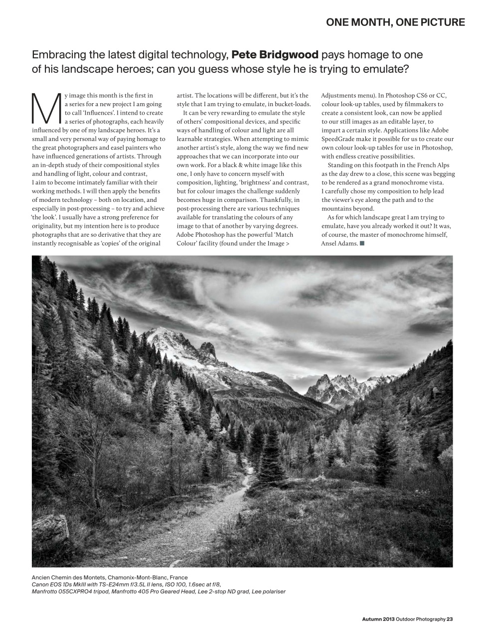 Outdoor Photography Preview Pages
