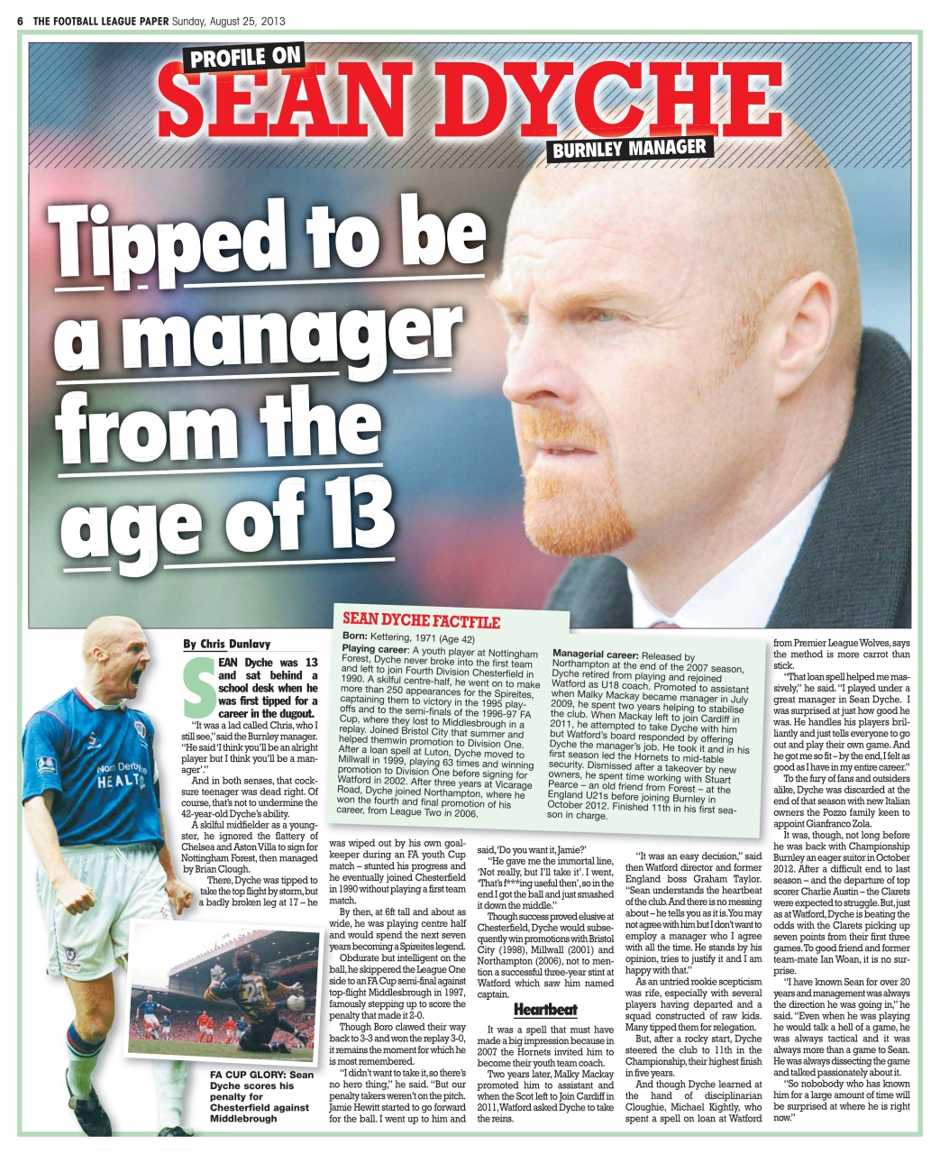 The Football League Paper Preview Pages