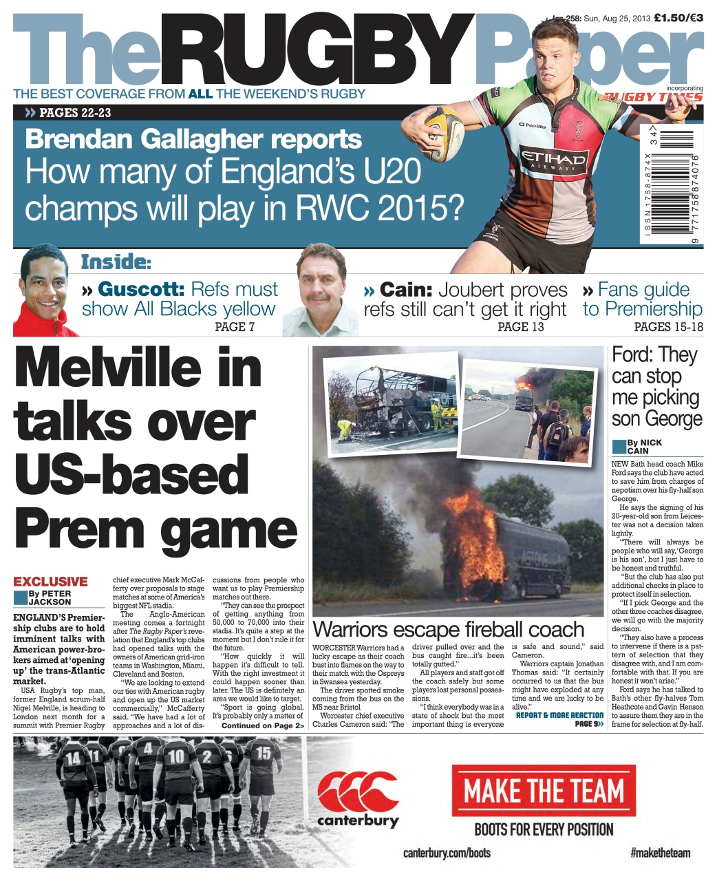 The Rugby Paper Preview Pages