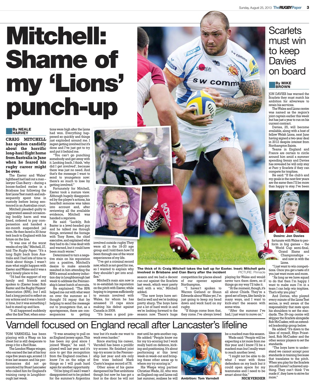 The Rugby Paper Preview Pages