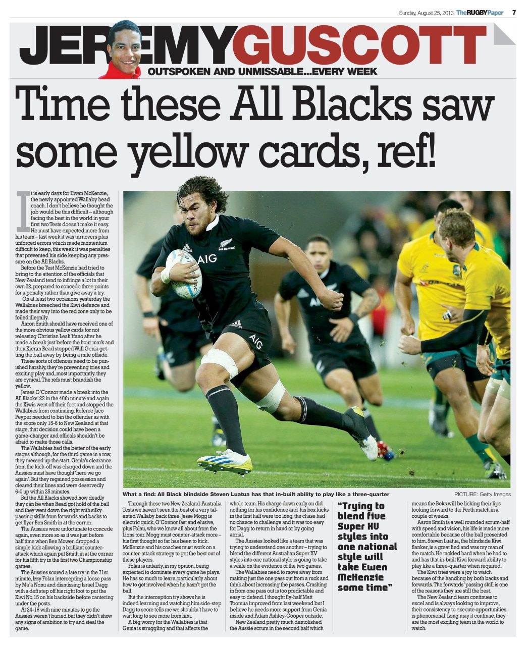 The Rugby Paper Preview Pages