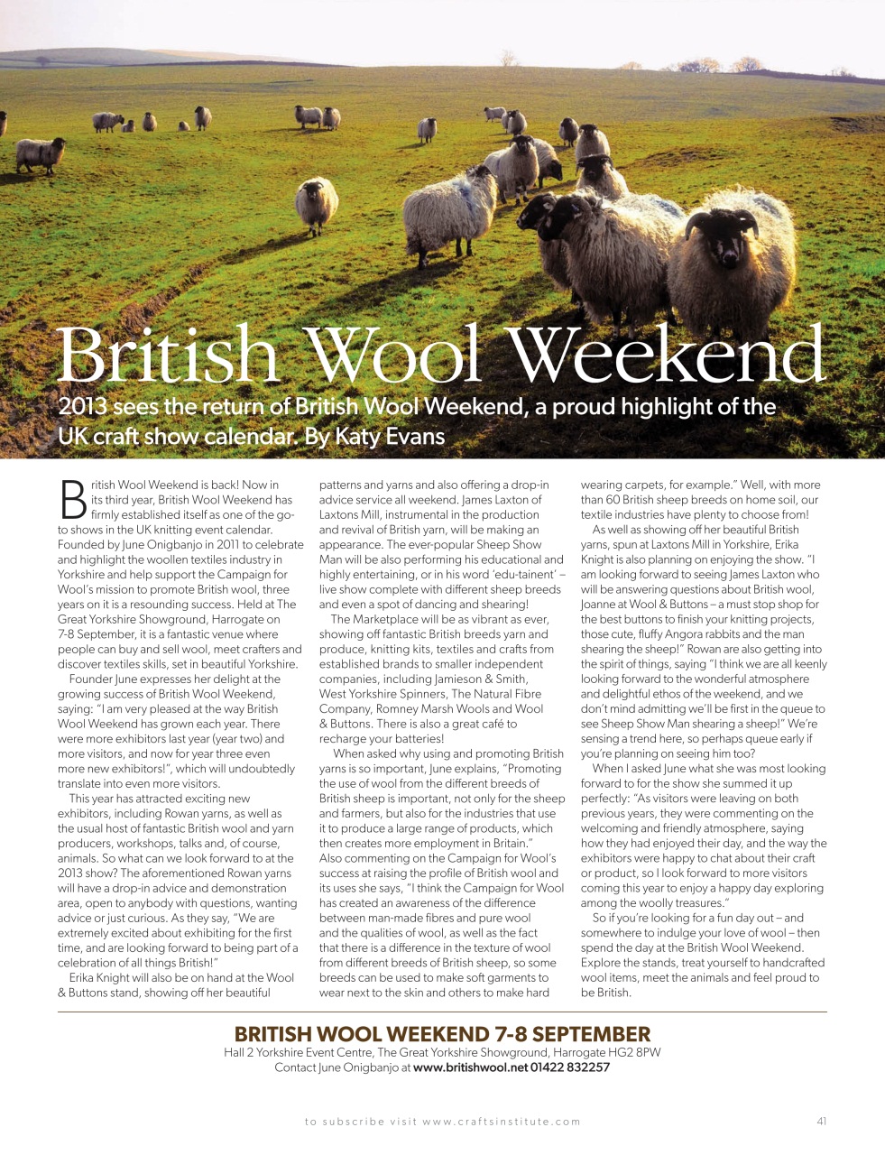 Knitting Preview Pages