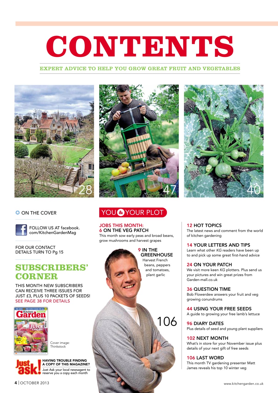 Kitchen Garden Magazine Preview Pages