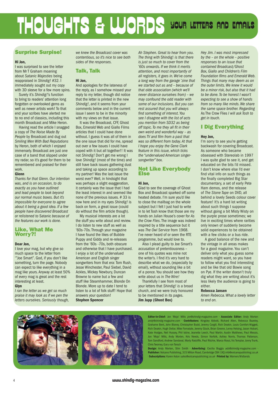 Shindig! Preview Pages