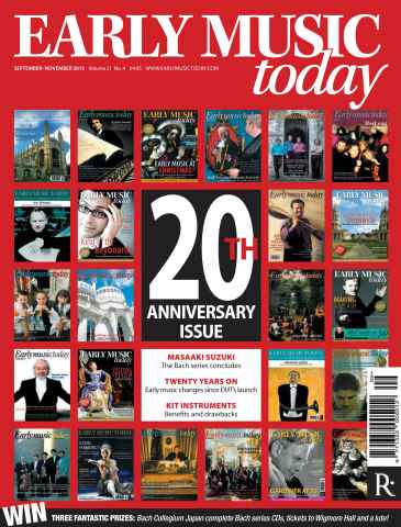 Early Music Today issue Sept - Nov 2013
