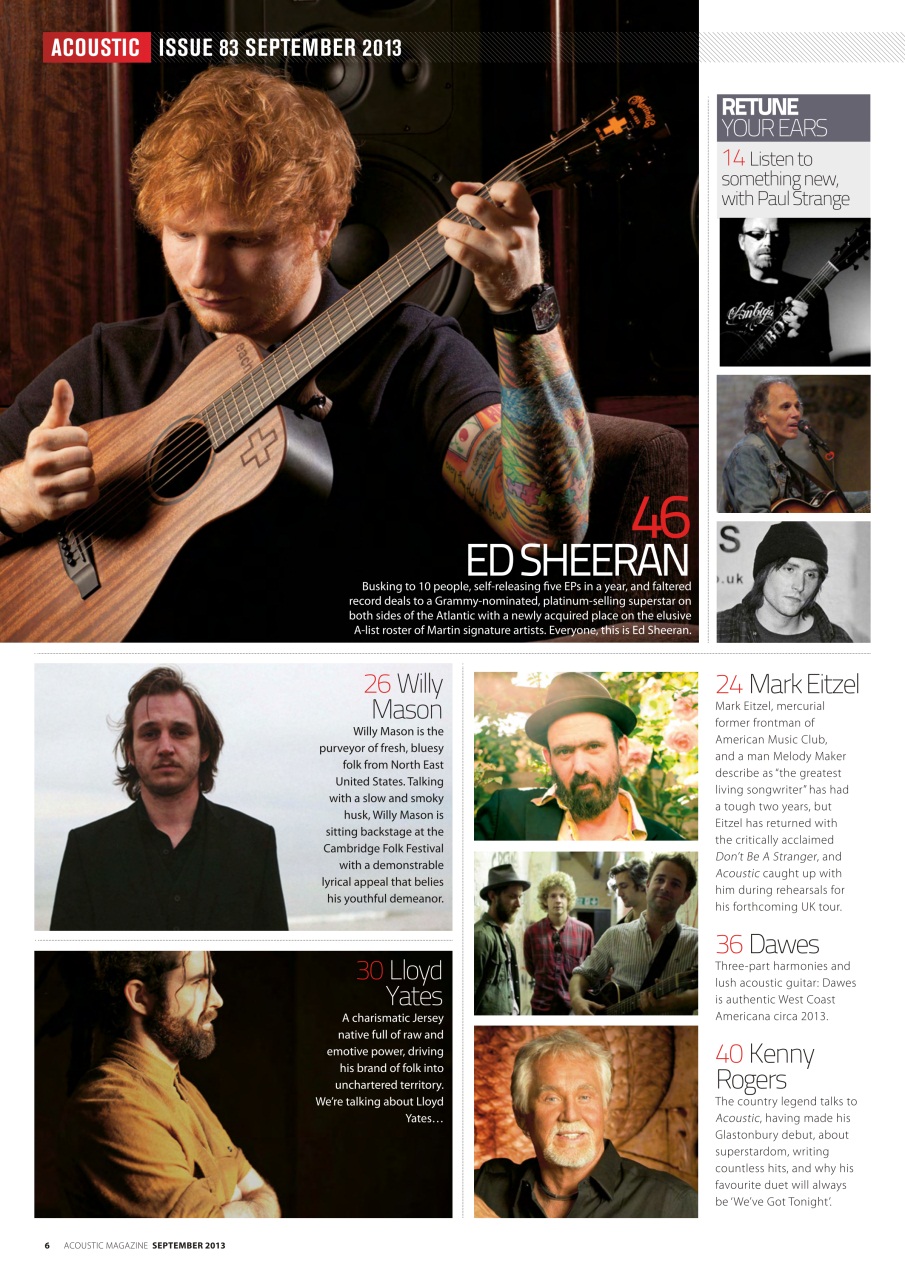 Acoustic Preview Pages