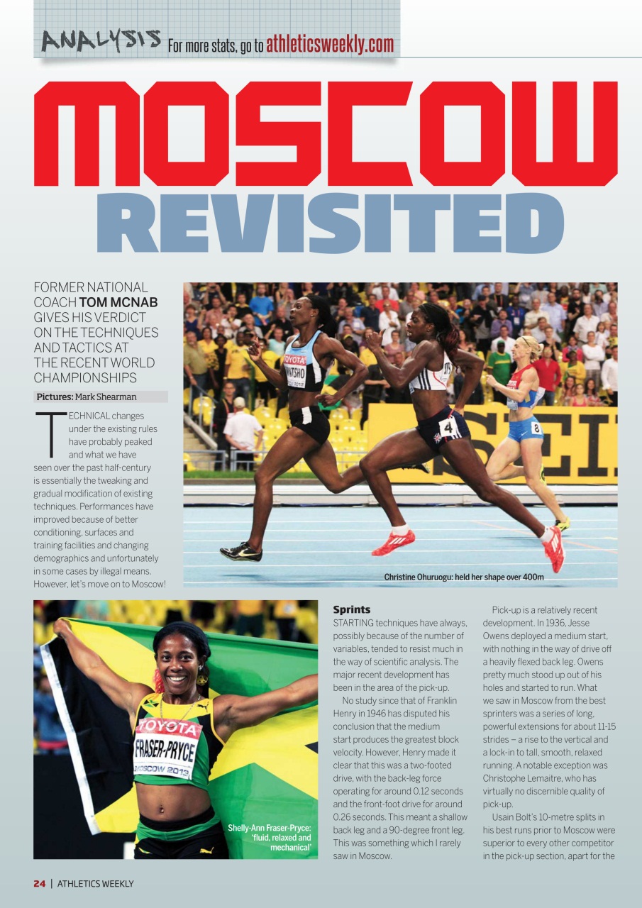 AW – Athletics Weekly Magazine Preview Pages