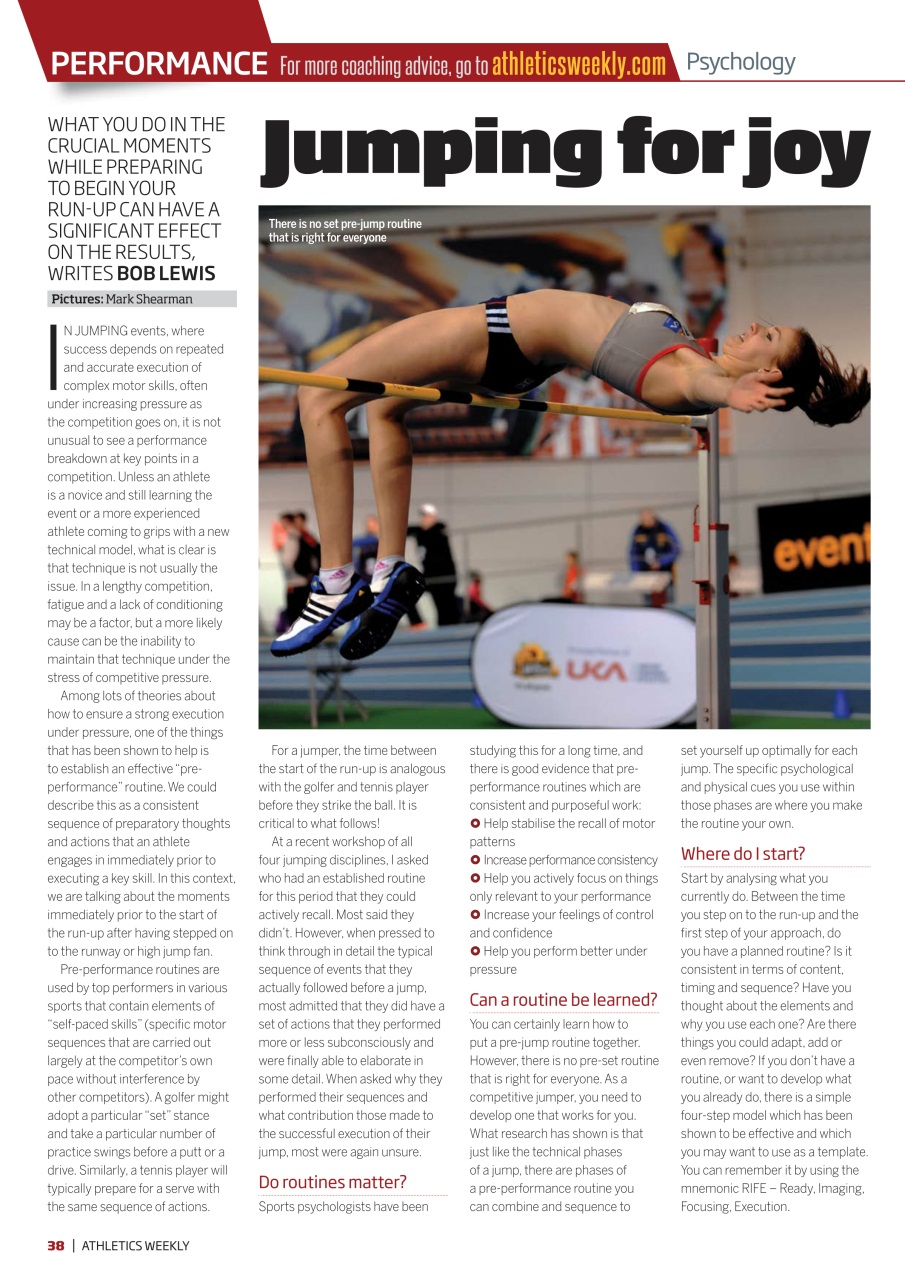 AW – Athletics Weekly Magazine Preview Pages