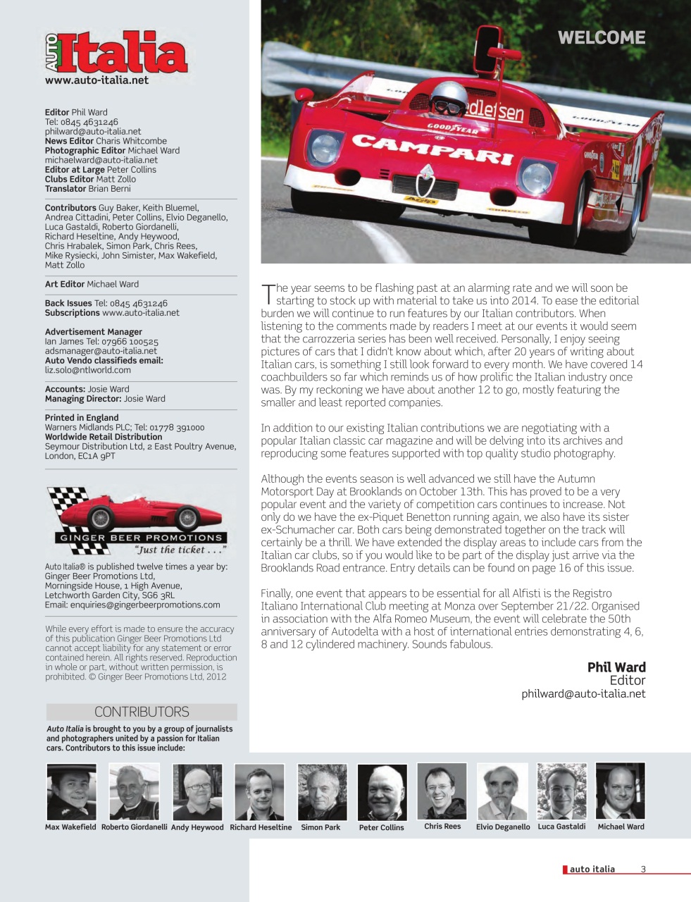 AutoItalia Magazine Preview Pages