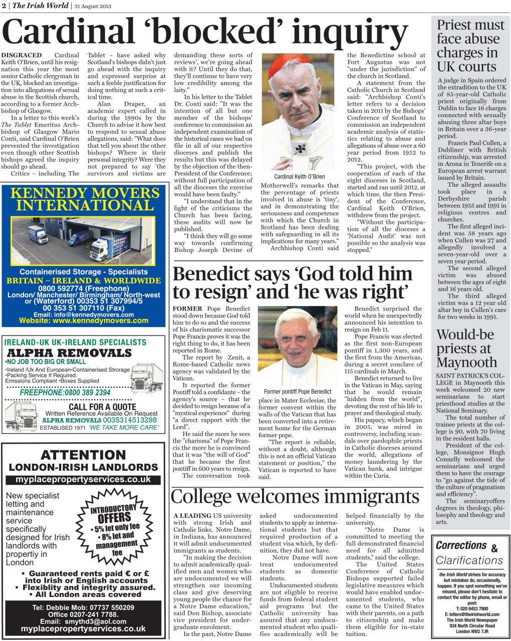 Irish World Preview Pages