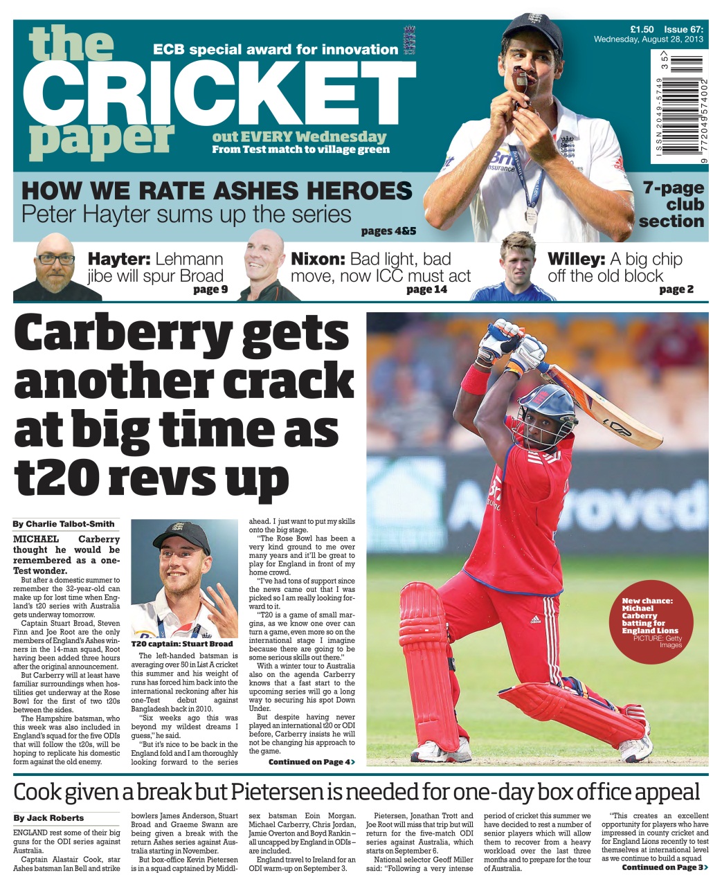 The Cricket Paper Preview Pages