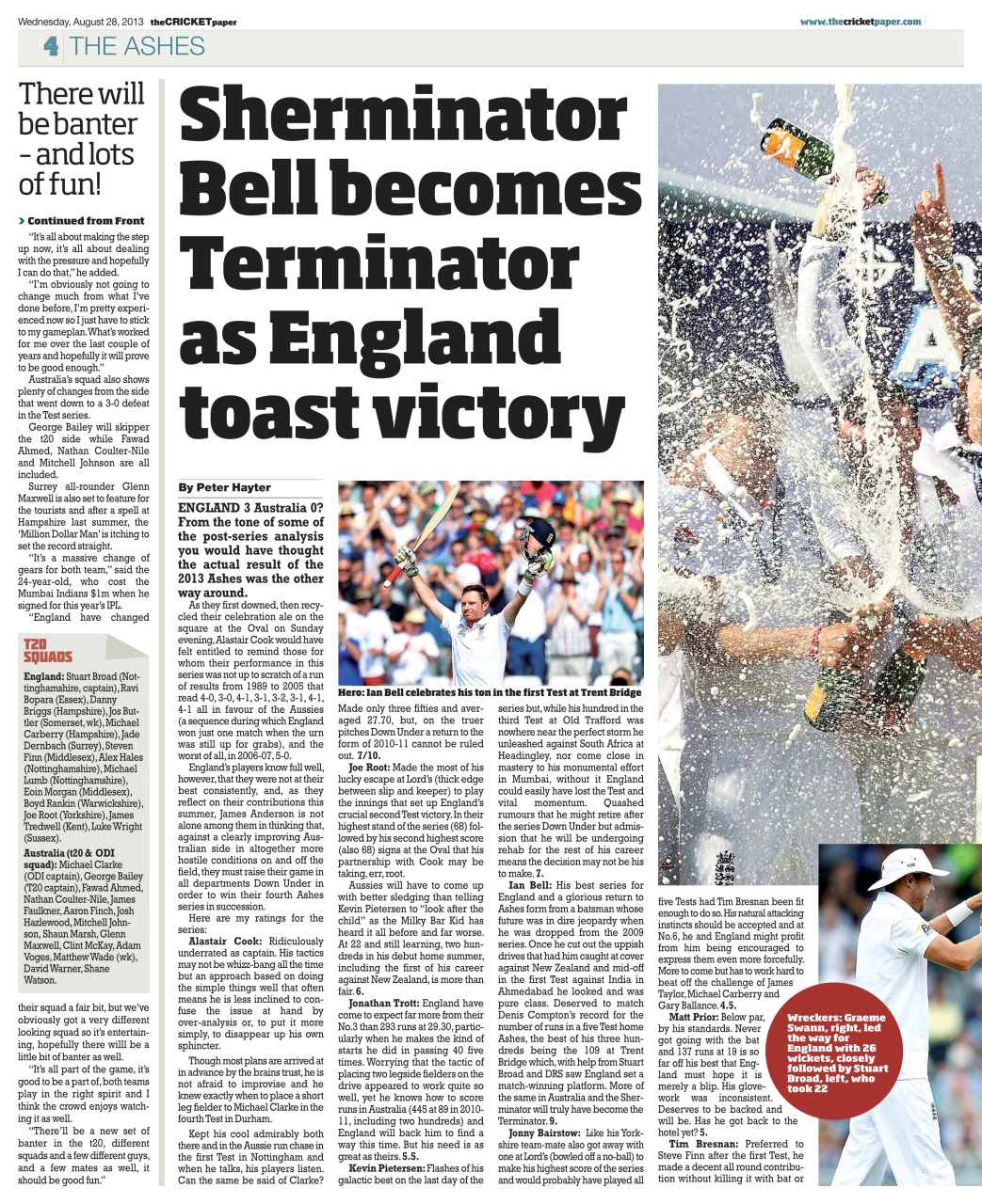 The Cricket Paper Preview Pages